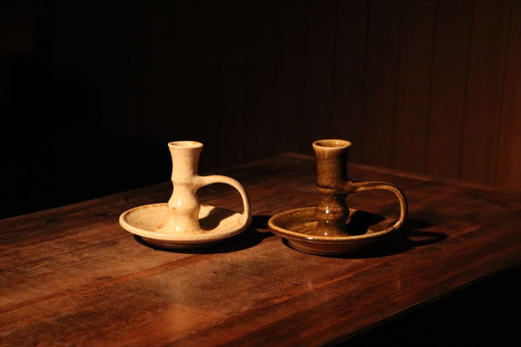 陶器の燭台　「エーゲ海　Ⅱ」